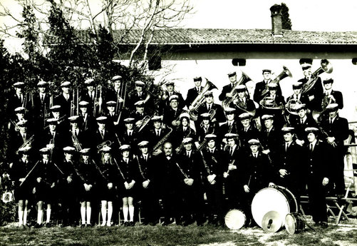 Banda Musicale "Camillo Borgna" di Madrisio negli anni 70